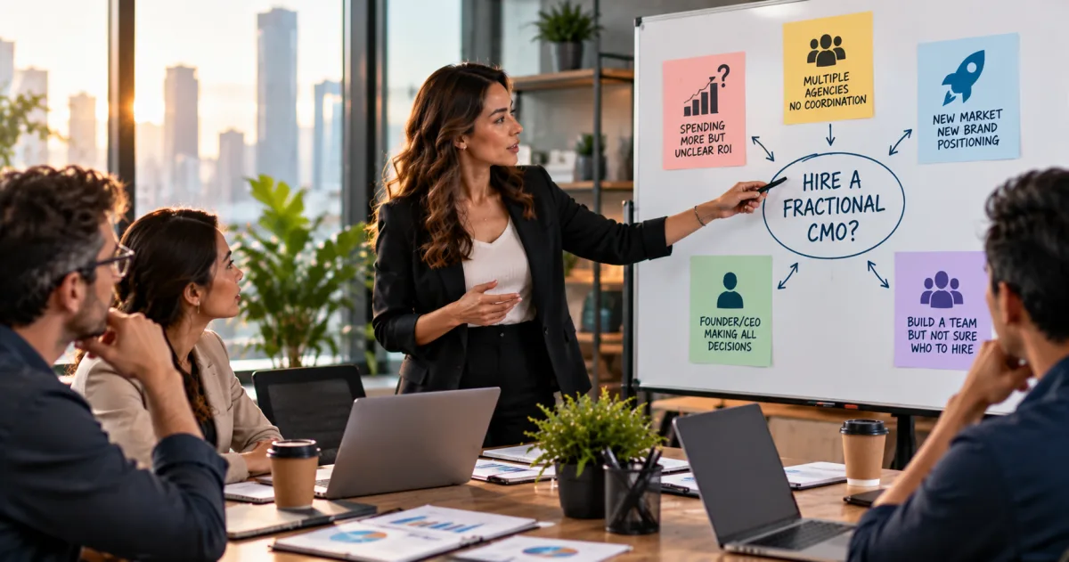 When should you hire a fractional CMO